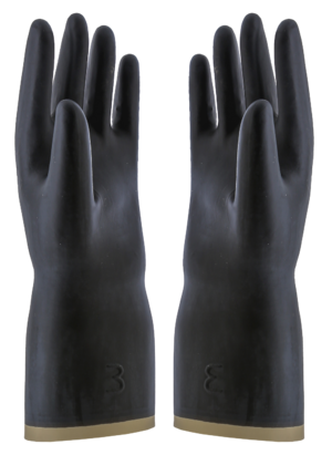 Перчатки КЩС тип 2 резиновые технические кислотощелочестойкие  (р.6 (XS))