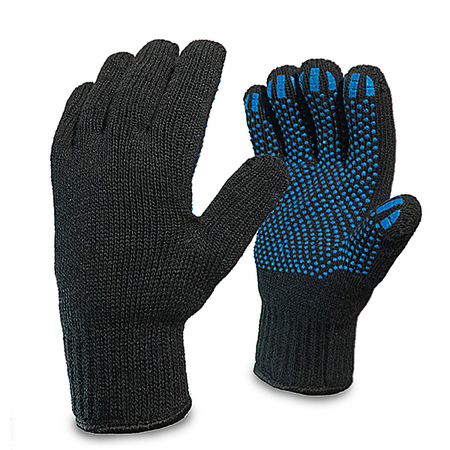 Перчатки трикотажные с ПВХ 4-нитка 10 класс (б/р)