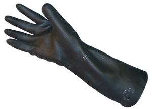 Перчатки резиновые технические черные БЛ-1 (р.6 (XS))