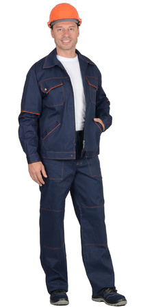Костюм летний "ПРОФИ-2" куртка, брюки 100% х/б, пл. 210 г/кв.м (б/р)